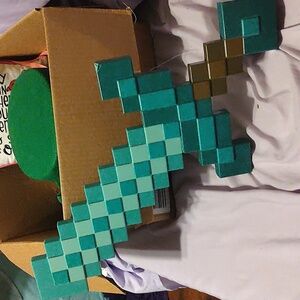 Minecraft Diamond Sword (Plastic)